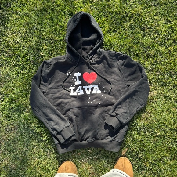 I Love L4VA Custom Hoodie NWOT - Picture 1 of 3